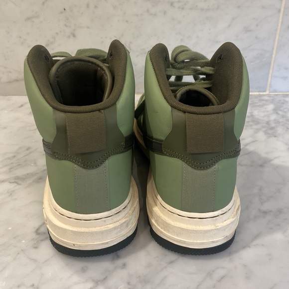 Nike Air Force 1 AF1 Boot Oil Green/Sequoia-Medium Olive - Picture 4 of 4